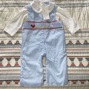 Smock It To Me Farm Friends - Smocked Longall Set